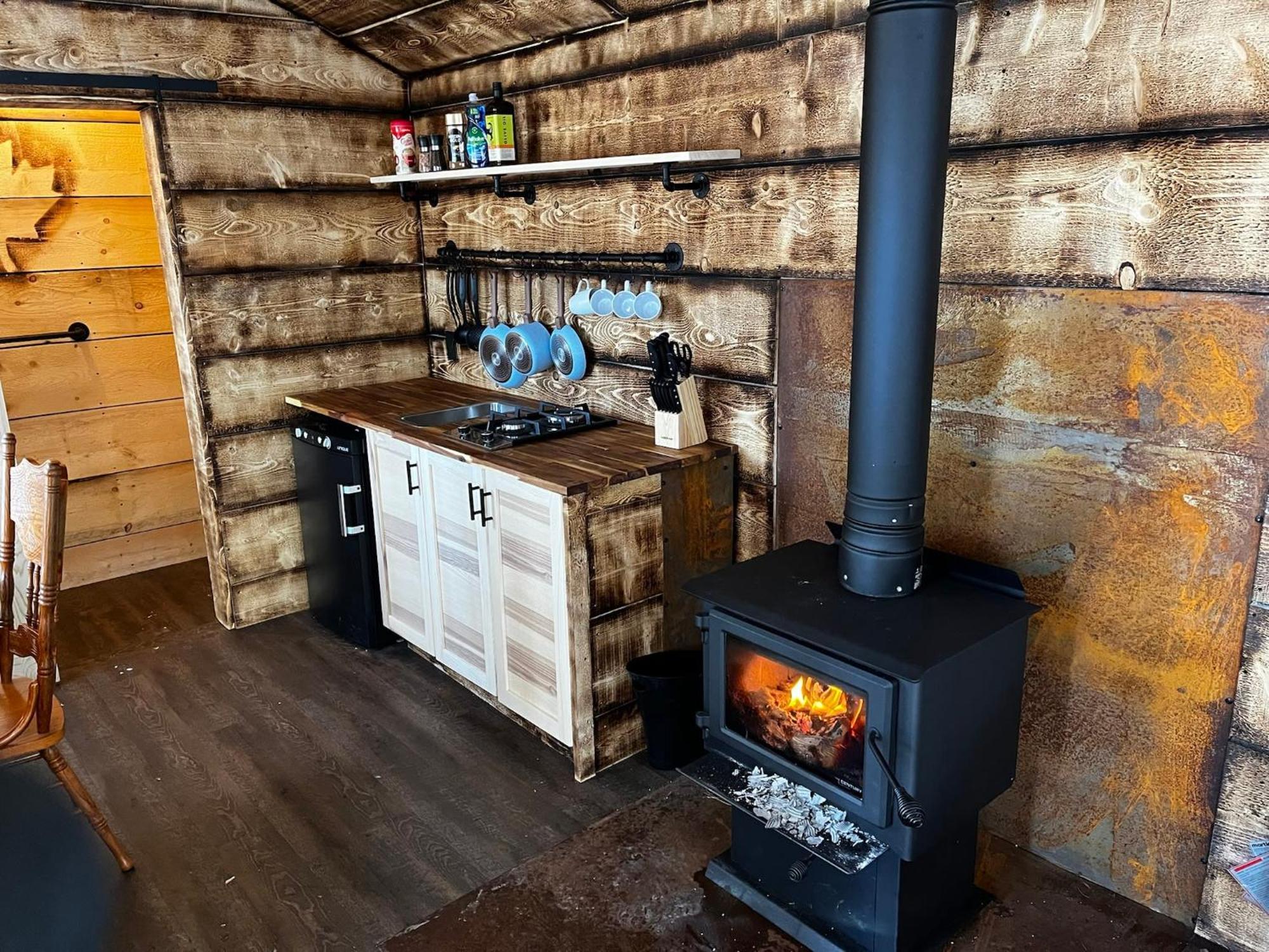Your Cozy Cabin Retreat Saint-Remi-d'Amherst Exterior foto